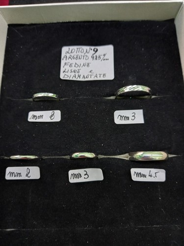 Stock anelli argento 925 - in,