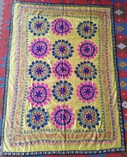 Vintage Bukhara Suzani wall