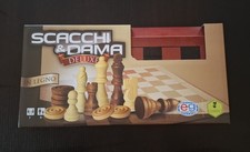 Scacchi e dama deluxe in legno