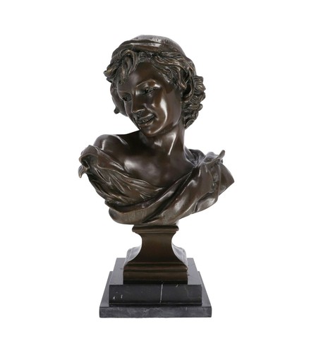 Scultura bronzo ritratto - in,