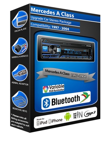 Radio auto mercedes classe - mercedes, a