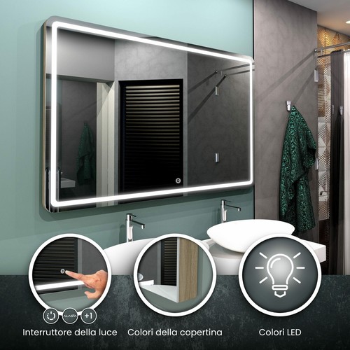 Specchio led madrid 3 - led, |