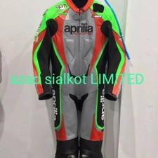 TUTA IN PELLE DA CORSA APRILIA