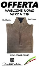 MAGLIONE uomo MEZZA ZIP Misto
