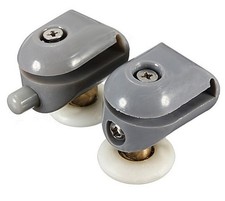 Carrello con ruota nylon a cuscinetto per ante scorrevoli box doccia in vetro