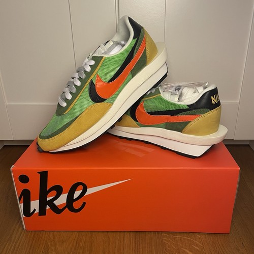 Nike sacai waffle green - nike,