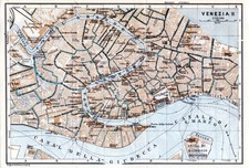 Venezia 1934 picc. piantine di