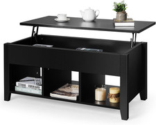 Tavolino Da Salotto Con Coperchio Sollevabile, Tavolino Da Caffè Moderno Multifu