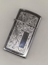 Accendino Zippo 28 1995 veneziano doppio lato arabesco slim