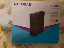Netgear N300 WiFi Router - nero. NUOVO, mai usato, in confezione originale 