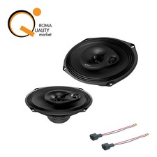 AUDISON APX 690 Coassiali 3 vie fit JEEP RENEGADE 6"x9" Casse Auto Front Rear