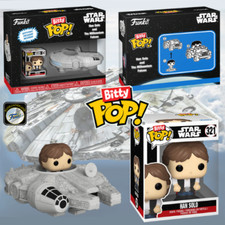 FUNKO BITTY POP RIDES STAR WARS HAN SOLO AND MILLENNIUM FALCON CON HAN SOLO 321
