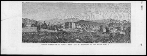 Stampa antica 1880 iran - -,