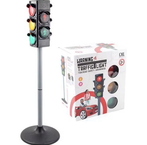 Traffic light model - light, crosswalk