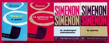 Simenon - Lot 7 livres dont