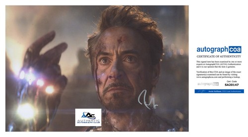 Robert downey autograph - robert,