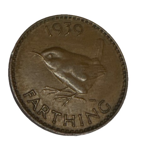 1939 farthing bronzo - farthing,