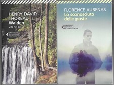 Walden-Vita nel bosco(Thoreau)+Lo sconosciuto delle poste(Aubenas) lotto 2 libri