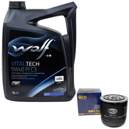 Kit olio motore 5w40 litri - kit,
