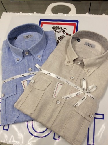 Camicia uomo lino frarica - in,
