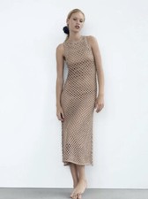 ABITO DONNA ZARA SS23 DORATO