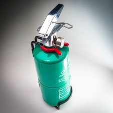 Vintage Empty Green Fire