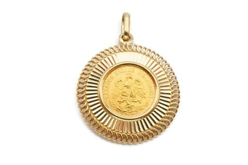Moneta oro dos pesos - oro, con