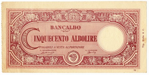 500 albolire bancalbo good - bancalbo,