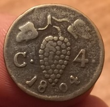 Moneta 4 Cavalli 1804, Regno