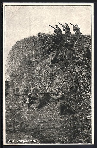 Cartolina soldati fanteria - cartolina,