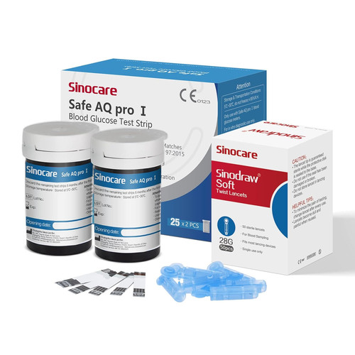 Strisce per glicemia con - glicemia,