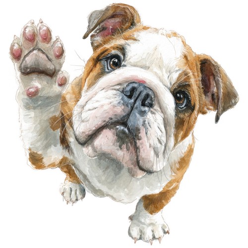 Adesivi bulldog auto - adesivi,