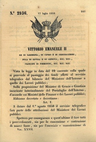 Regio decreto col - decreto,