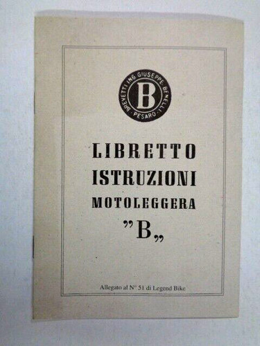 Motoleggera benelli uso e - motoleggera, b