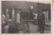 FOTO  RSI Battaglione "M" Bersaglieri Funerale Bersagliere Bruno Mari 18.11.44