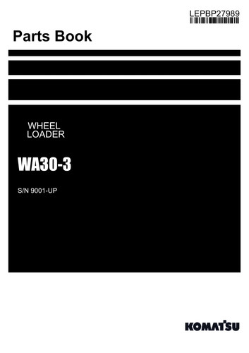 Komatsu wa30 manuale - komatsu, wa30-3