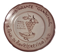 Piatto Buon Ricordo  Gambrinus a San Polo di Piave Treviso