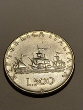 500 LIRE ARGENTO CARAVELLE