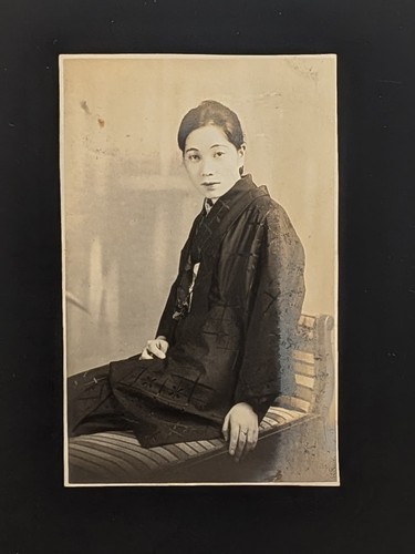 Vecchia foto giapponese oiran - foto,