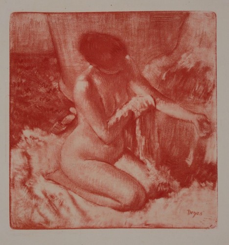 Incisione dopo degas originale - incisione,