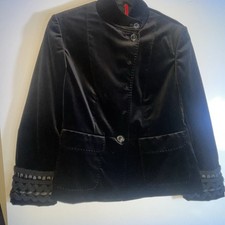 Giacca velluto nero PIAZZA