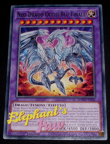 Yugioh neo drago - drago, blu