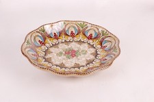 Piatto ovale, svuotatasche ceramica G. Molaroni Gradara. 