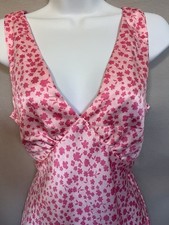 Abito slip raso stile Y2K rosa