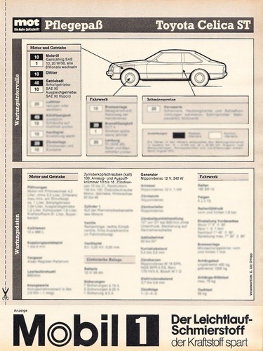 Toyota celica passaporto - celica, st