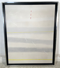 QUADRO DESIGN DIPINTO OLIO TELA "Valentino Vago" M.R 186 ARTE MODERNA XX secolo