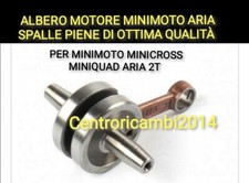 ALBERO MOTORE RACING SPALLE PIENE MINIMOTO MINICROSS MINIQUAD DI OTTIMA QUALITÀ 