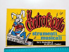 ADESIVO IL CONTROFAGOTTO MUSICA CAGLIARI STICKER AUTOCOLLANT 80s ORIGINAL