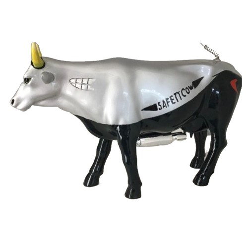 Cow parade safety - cow,