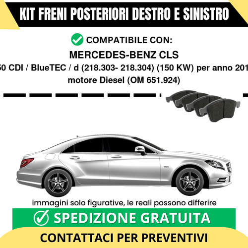 Pastiglie freno posteriori - freno,